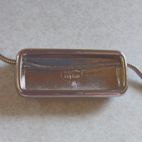 Lia Sophia Necklace with Silver and Black Slide - Picture 6 of 6